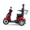 Bespoke Legacy Premium Electric Mobility Scooter With Electronic Speed Control 400lbs Red Sak34671 Saksby - Left Side View
