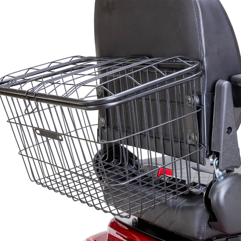 Bespoke Legacy Premium Electric Mobility Scooter With Electronic Speed Control 400lbs Red Sak34671 Saksby - Rear Basket