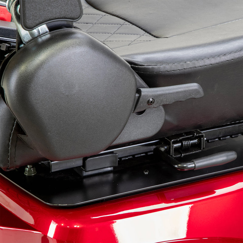 Bespoke Legacy Premium Electric Mobility Scooter With Electronic Speed Control 400lbs Red Sak34671 Saksby - Right Seat Lever