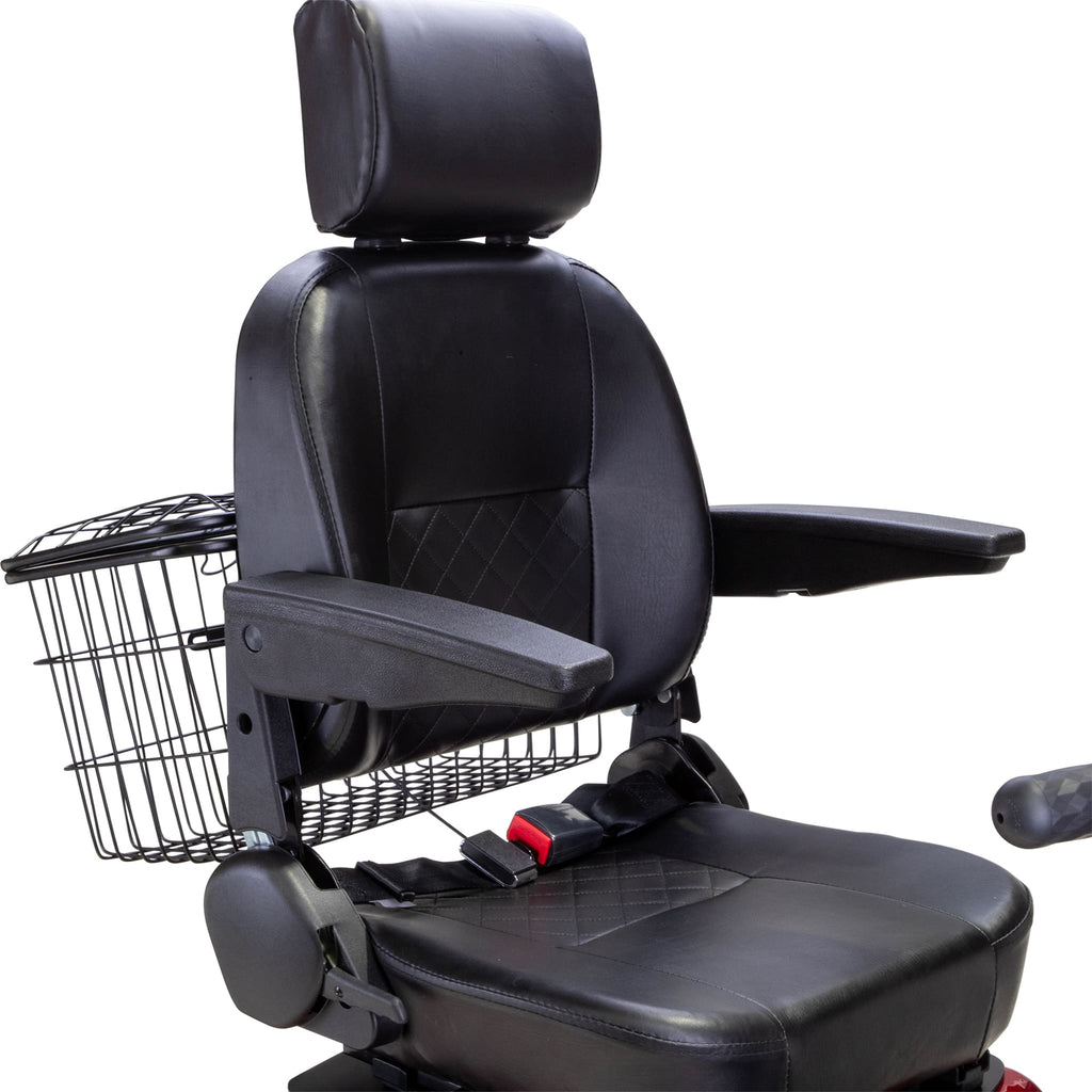 Bespoke Legacy Premium Electric Mobility Scooter With Electronic Speed Control 400lbs Red Sak34671 Saksby - Seat
