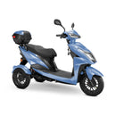 Bespoke Regal Premium Electric Mobility Scooter With Electronic Speed Control 400lbs Blue Sak28351 Saksby - With Black Seat And Black Rims