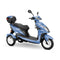 Bespoke Regal Premium Electric Mobility Scooter With Electronic Speed Control 400lbs Blue Sak28351 Saksby - With Black Seat And White Rims