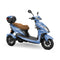 Bespoke Regal Premium Electric Mobility Scooter With Electronic Speed Control 400lbs Blue Sak28351 Saksby - With Brown Seat And Black Rims