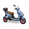 Bespoke Regal Premium Electric Mobility Scooter With Electronic Speed Control 400lbs Blue Sak28351 Saksby - With Brown Seat And Red Rims