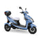 Bespoke Regal Premium Electric Mobility Scooter With Electronic Speed Control 400lbs Blue Sak28351 Saksby - With White Seat And Black Rims