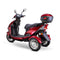 Bespoke Regal Premium Electric Mobility Scooter With Electronic Speed Control 400lbs Red SAK28351 Saksby - Left Rear View