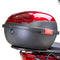 Bespoke Regal Premium Electric Mobility Scooter With Electronic Speed Control 400lbs Red SAK28351 Saksby - Rear Storage Bin With Lid Closed