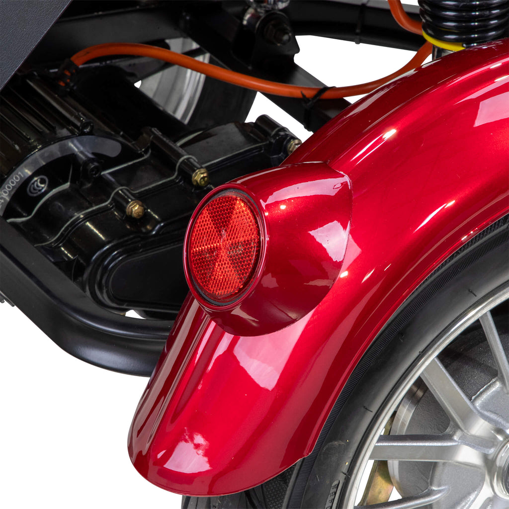 Bespoke Regal Premium Electric Mobility Scooter With Electronic Speed Control 400lbs Red SAK28351 Saksby - Right Rear Light