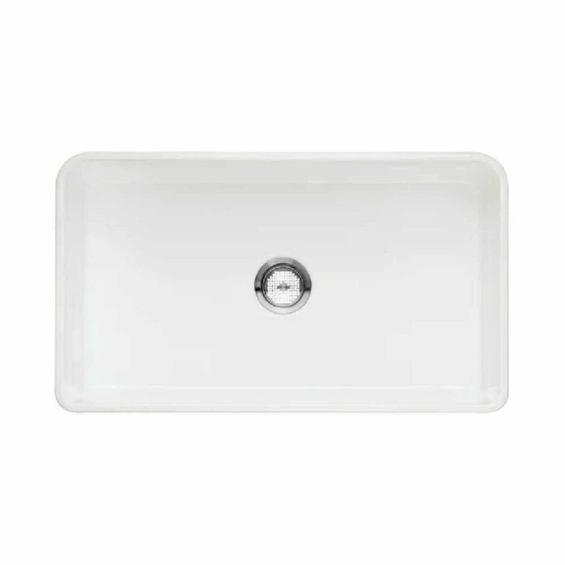 BLANCO Cerana 33" White Fireclay Single Bowl Kitchen Sink [525012] (SAK91542)