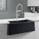 BLANCO Ikon Anthracite 33" Apron Single Bowl Farmhouse Sink [401895] (SAK59384)