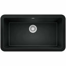 BLANCO Ikon Coal Black 33" Apron Single Bowl Farmhouse Sink [402575] (SAK63859)