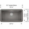 BLANCO Ikon Metallic Gray 33" Apron Single Bowl Farmhouse Sink [401900] (SAK85297)