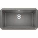 BLANCO Ikon Metallic Gray 33" Apron Single Bowl Farmhouse Sink [401900] (SAK85297)