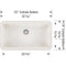 BLANCO Ikon White 33" Apron Single Bowl Farmhouse Sink [401899] (SAK17642)