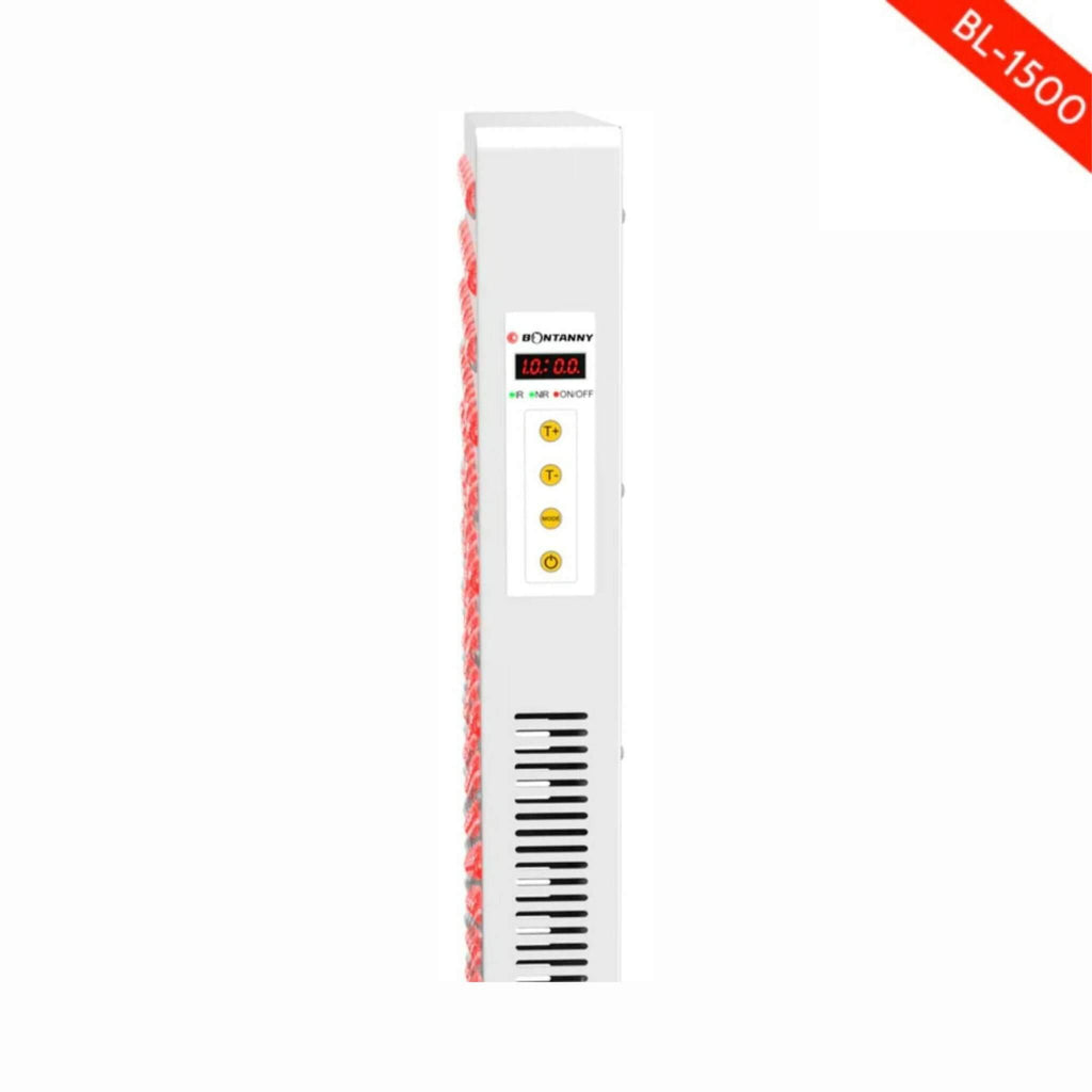 Bontanny BL-1500 PRO Series Professional Red Light Therapy Device With Stand, 1500W (SAK14725) - Saksby Wholesale - Vertical Side Button View