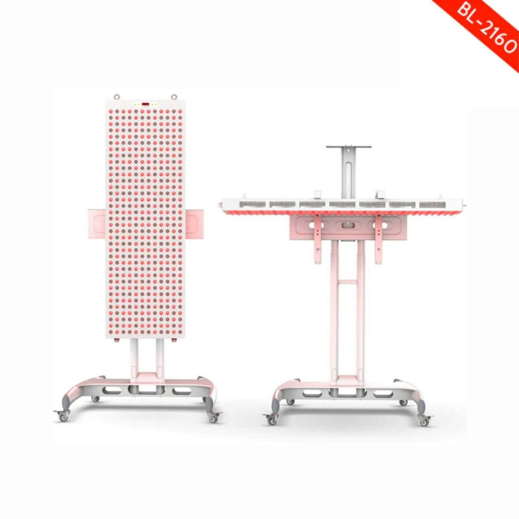 Bontanny BL-2160 Professional Red Light Therapy Device With Timer Settings And Stand, 2160W (SAK14726) - Saksby Wholesale - Vertical And Horizontal VIew