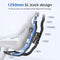 Bosscare Premium Full Body Zero Gravity Massage Chair With AI Voice And App Control Gray SAK35970 Saksby - 1250mm SL Track Design