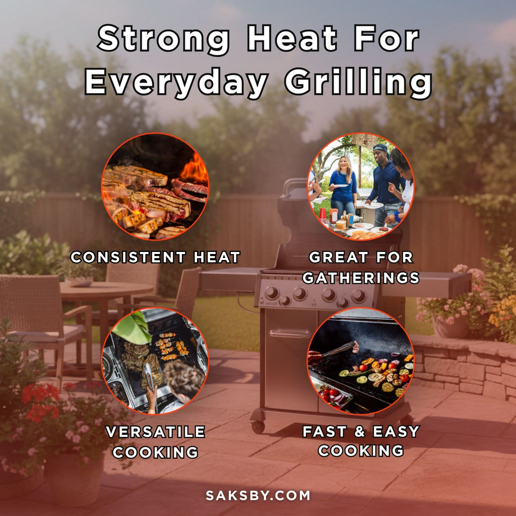 Broil King Baron S 490 Pro Infrared Liquid Propane Grill [138-875944-LP] (SAK98251) - Saksby Wholesale -  Benefits