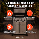 Broil King Baron S 490 Pro Infrared Liquid Propane Grill [138-875944-LP] (SAK98251) - Saksby Wholesale - Features