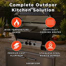 Broilmaster P3X Super Premium Cast Aluminum Gas Grill With Flare Busters, Griddle And Smoker Shutter (SAK98194) - Saksby Wholesale - Features