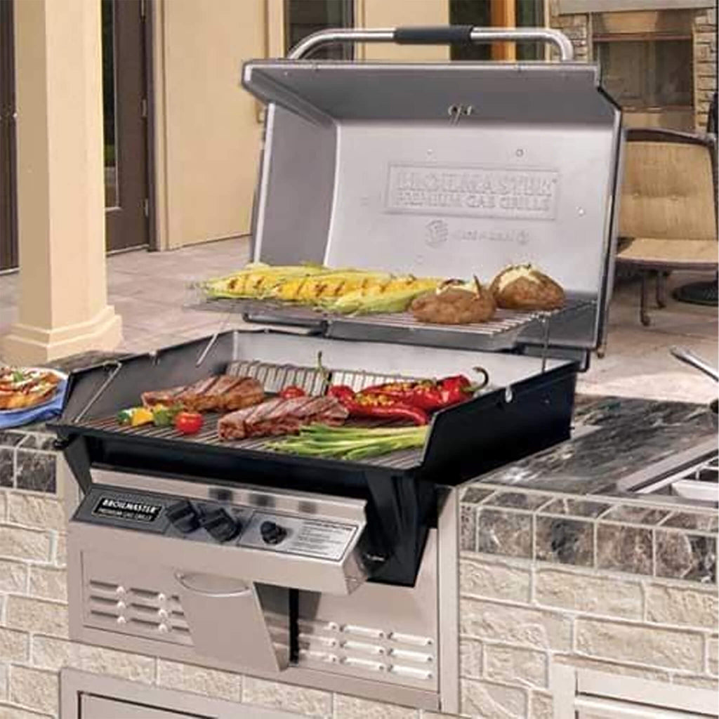 Broilmaster P3X Super Premium Cast Aluminum Gas Grill With Flare Busters, Griddle And Smoker Shutter (SAK98194) - Saksby Wholesale - Lifestyle in Countertop