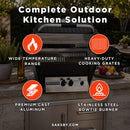 Broilmaster P4X Super Premium Cast Aluminum Gas Grill With Flare Busters (SAK84186) - Saksby Wholesale - Features