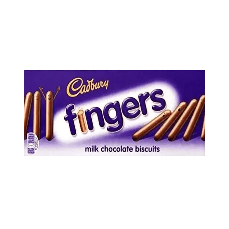 Cadbury Dairy Milk Fingers Chocolate Covered Biscuits PMP 114G (UK)