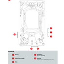 CANADIAN SPA COMPANY 13FT ST. LAWRENCE 12 Person 15-Jet Portable Hot Tub [KS-10027] (SAK29468) - Equipment Locations View