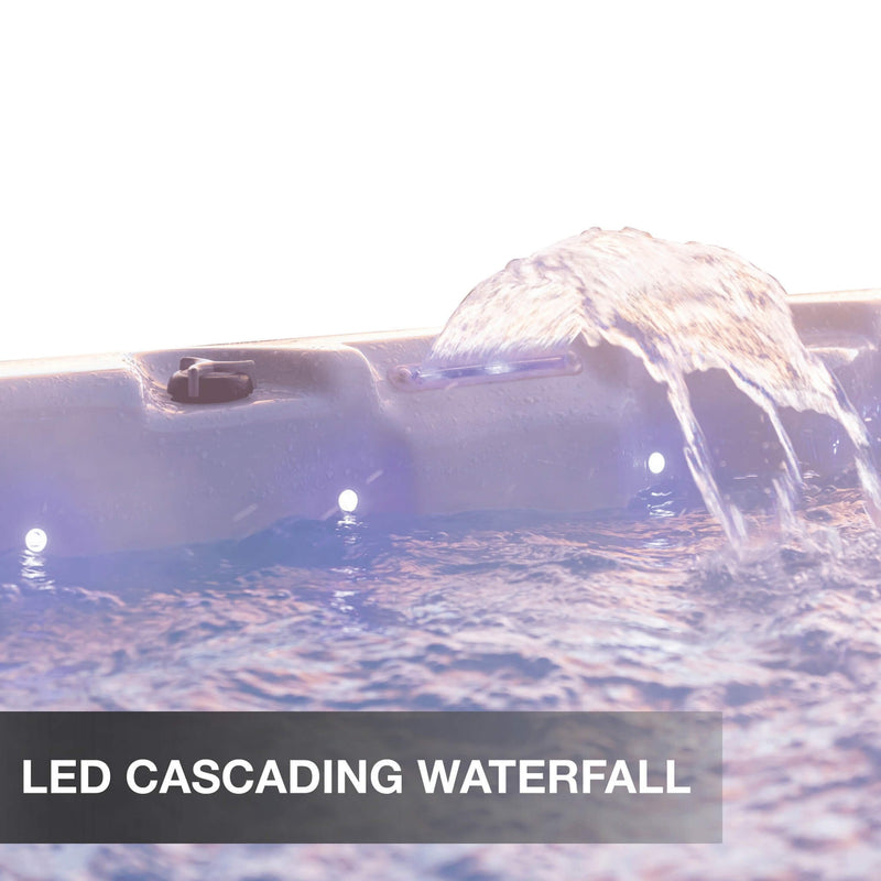 CANADIAN SPA COMPANY 20FT ST. LAWRENCE 17 Person 73-Jet Swim Spa [KH-10029] (SAK26285) - LED Cascading Waterfall View