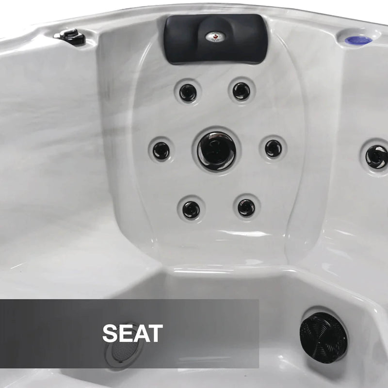 CANADIAN SPA COMPANY CAMBRIDGE 6 Person 34-Jet Portable Hot Tub [KH-10141] (SAK81247) - Middle Seat View