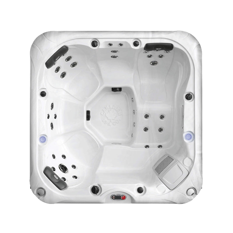 CANADIAN SPA COMPANY CAMBRIDGE 6 Person 34-Jet Portable Hot Tub [KH-10141] (SAK81247) Top View