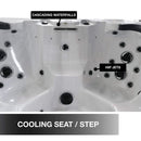 CANADIAN SPA COMPANY ERIE SE GL 6 Person 34-Jet Portable Hot Tub [KH-10104] (SAK15834) - Cooling Seat View