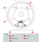 CANADIAN SPA COMPANY OKANAGAN 4-Person 10-Jet Portable Hot Tub [KH-10083] (SAK75164)- Equipment Locations View