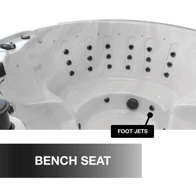 CANADIAN SPA COMPANY OTTAWA 5 Person 38-Jet Portable Hot Tub [KH-10140] (SAK93281) - Bench Seat View