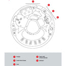 CANADIAN SPA COMPANY OTTAWA 5 Person 38-Jet Portable Hot Tub [KH-10140] (SAK93281) - Equipment Locations View