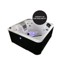 CANADIAN SPA COMPANY SASKATOON 4-Person 12-Jet Portable Hot Tub [KH-10084] (SAK79623) Front Left View