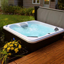 CANADIAN SPA COMPANY SASKATOON 4-Person 12-Jet Portable Hot Tub [KH-10084] (SAK79623) Outdoor View