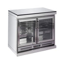 Castelle Flame 62-Inch 6-Burner Gas Outdoor Grill Island With Wine Cooler And Rotisserie (SAK31642) - Saksby Wholesale - Oven Only