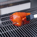 Castelle Flame Premium Black Stainless Steel 4-Burner Gas Grill With Rotisserie Kit (SAK48157) - Saksby Wholesale - Grilled Chicken