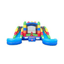 Castle Bounce House With Dual Slides, Blower And Pool Combo (SAK56319) - Saksby Wholesale - Front View
