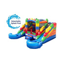 Castle Bounce House With Dual Slides, Blower And Pool Combo (SAK56319) - Saksby Wholesale - With Detachable Pool
