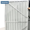 Cherry Premium Heavy Duty Metal Garage Shed With UV Resistant (SAK41568)-SAKSBY