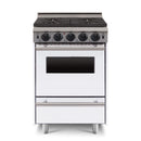 Chicago Brick Oven 24” All Gas Convection Range With Open Burners SAKSBY - White Regular View