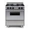 Chicago Brick Oven 30” All Gas Range Range With Open Burners SAKSBY - Stainless Regular View