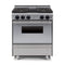 Chicago Brick Oven 30” All-Gas Range With Sealed Burners SAKSBY - Stainless Regular View