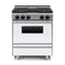 Chicago Brick Oven 30” All-Gas Range With Sealed Burners SAKSBY - White Regular View