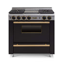 Chicago Brick Oven 36" All Gas Convection Range With Sealed Burners SAKSBY - Black Brass View