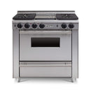 Chicago Brick Oven 36" All Gas Convection Range With Sealed Burners SAKSBY - Stainless Regular View