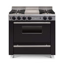 Chicago Brick Oven 36" All Gas Range With Open Burners SAKSBY - Black Regular View