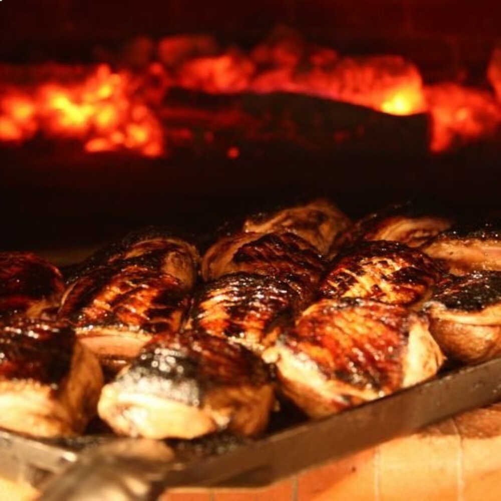 Chicago Brick Oven-750 Tailgater Wood Fired Pizza Oven On Trailer, 48" [CBO-O] (SAK82581) - Saksby Wholesale - Grilled Fish In Action